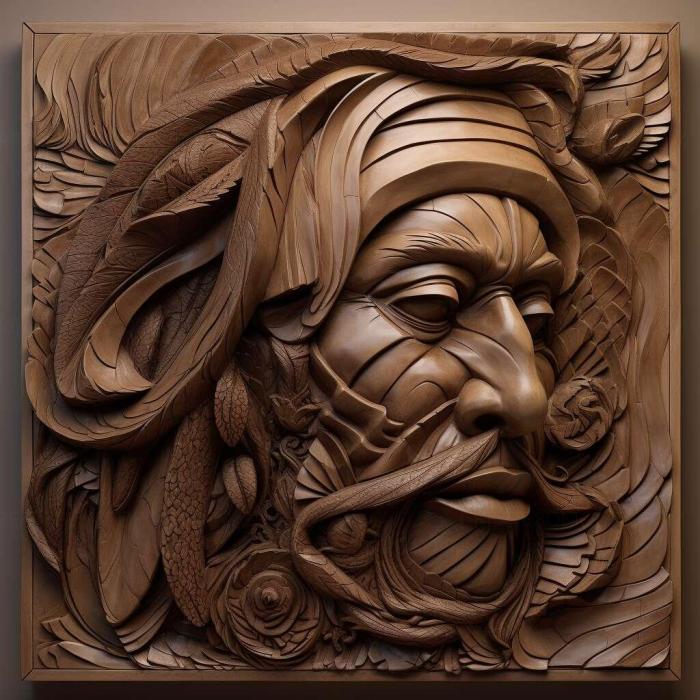 نموذج ثلاثي الأبعاد لآلة CNC 3D Art 